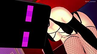 Hentai 3D featuring a sexy girlfriend and big tits