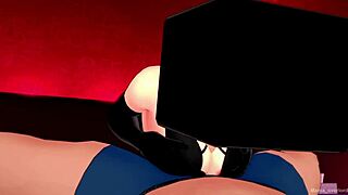 Hentai 3D featuring a sexy girlfriend and big tits