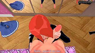 Gwen's mirror POV and full-fledged hentai experience await