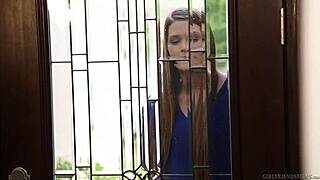 Abby Cross and Ryan Ryans are tutoring and making love to their girlfriends