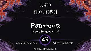 Erotic audio of a celebrity crush for women (eses43)