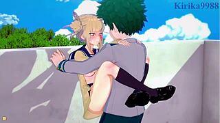 Himiko Toga and Izuku Midoriya in intense 3D hentai