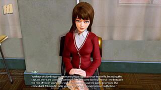 Play as a rich businessman and have sex with many women in a hotel room in this anime