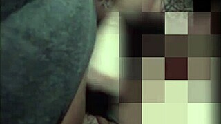 Mexi midget gives rough blowjob and sucks cum from me