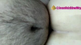 Married hairy man's threesome with BBW and old woman
