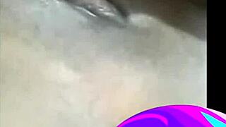 An Indian girl performs webcam sex acts for her male friend