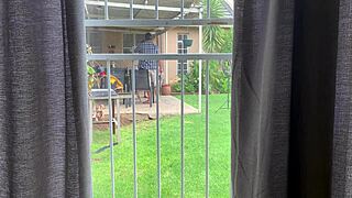 I saw my neighbors having sex in their backyard and I got excited