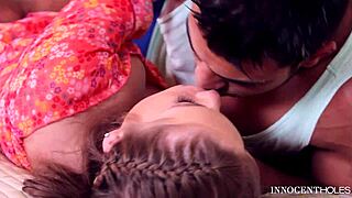 Alessandra Jane's first interracial experience in Euro porn