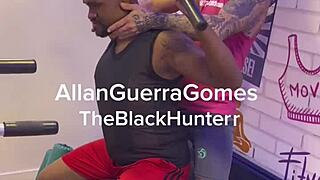 Gay MMA fighter Allan Guerra's steamy sauna session turns into a business deal