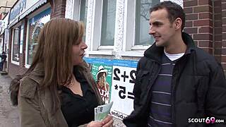 Young teens get paid for public street casting in Berlin