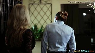 Hot blonde has sex at work in this fantasy film