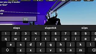 Roblox expert teaches new slut how to pleasure him in various ways