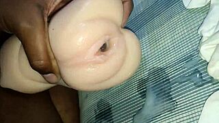 Playing with the doll in a gay manner