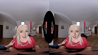 Beautiful woman with stockings and heels has a hot POV sex in a realistic way