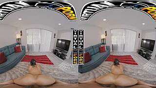 Experience virtual intimacy with a MILF mother-in-law in VR