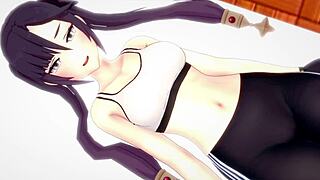 Mona in sporty attire seeks fun with big cock
