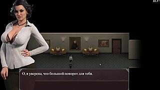 Beautiful anime game with big boob girls and monster cock men