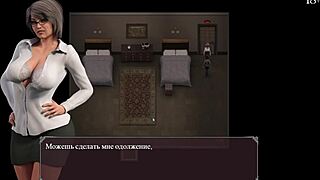 Beautiful anime game with big boob girls and monster cock men