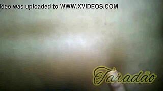 A Latina woman requests semen in her anus during a massage