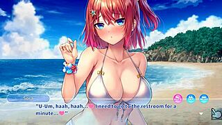 Summer vacation massage with oil and sex in hentai style
