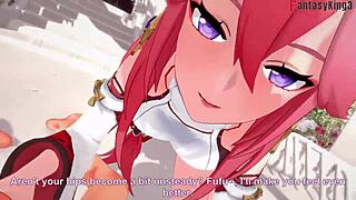 Yae Miko's erotic journey in Genshin Impact's world of fantasy