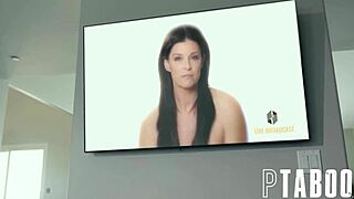 Aria Lee in Future Darkly: Model Citizen - sensual scene