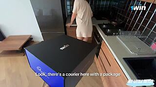 Helping my sexy roommate with a new video was fun