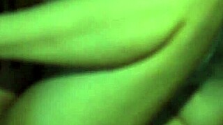 Miley's big ass and loud moans lead to squirting orgasm