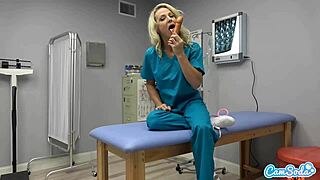 Nurse420's solo play at work on Camsoda