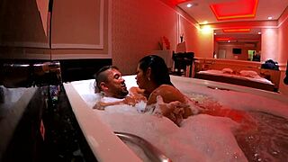 Black beauty gets a cock in her ass hard