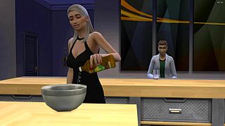 Yaoi New Year's Eve tale of stepson and stepmother