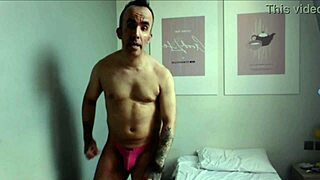 Young and straight webcam star shows off his skills