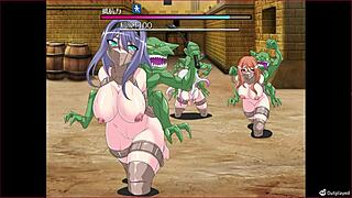 Surrender to the temptation of a busty hentai slave in this 3D game