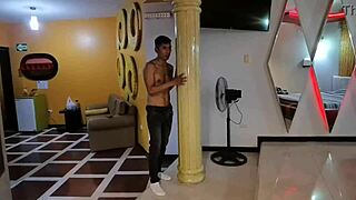 Step brothers’ big cock for a teen’s deepthroat and pussy pounding with a creamy finish