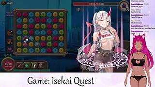 Vtuber Lewdneko continues her adventure in the world of Isekai: The Sexiest Quest