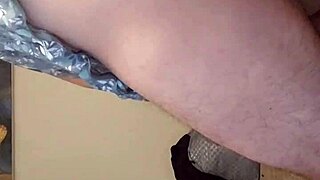 Two dildos to widen my ass hole