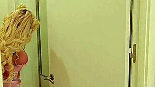 Big-boobed Latina housewife gets wild while cleaning