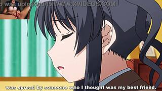 Hentai video features deepthroat action and big tits