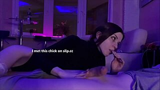 Big lips homemade brunette gets big cock in her ass