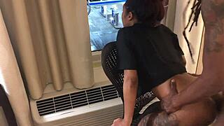 4th of July slut gets her ass fucked by a big black cock