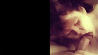 Young and inexperienced blowjob with a big cock with a happy ending