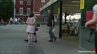 Public humiliation of a pale skinned Brit in the streets