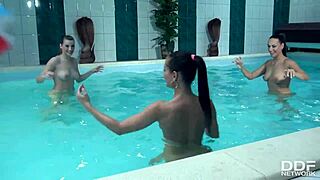 Kari & Mea Melone & Victoria Daniels in group orgy