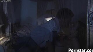 Felicia Fox in a romantic porn scene with a happy ending