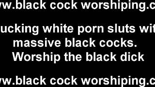It is a black cock that my pussy has been longing for
