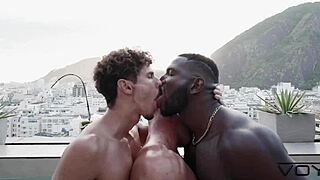 Blackguys and Gaybigcock come together for a wild orgy