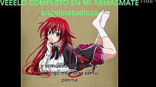 Jerk off instructions for anime fans featuring Rias Gremory