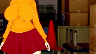 Velma Denkley is a hot detective in this cosplay porn video