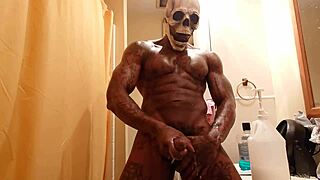 Hallelujah Johnson's big black hairy cock worship continues in part 2