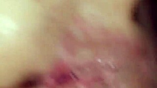 The first time she squirts during a hot solo performance